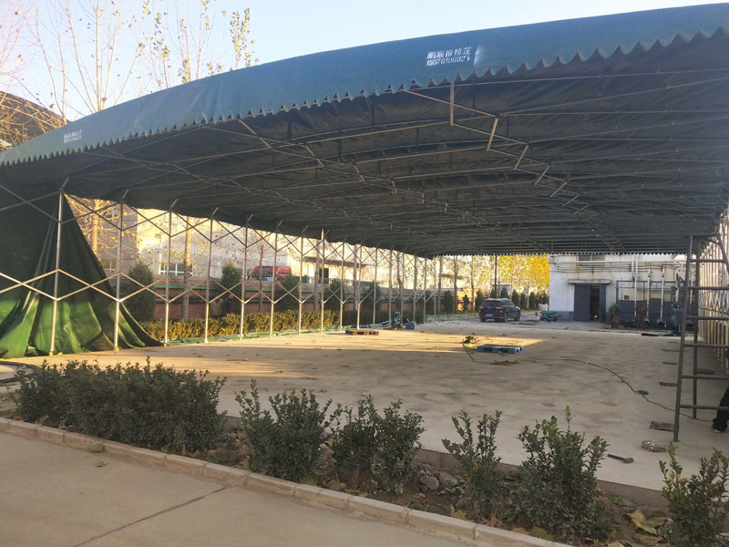 蔬菜批发市场推拉蓬